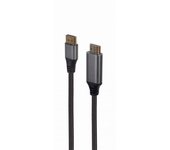 Gembird - CC-DP-HDMI-4K-6 adaptador de cable de vídeo 1,8 m DisplayPort HDMI tipo A (Estándar) Negro CC-DP-HDMI-4K-6