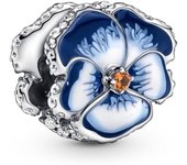 Bebetter Blue Pansy Flower Charm