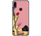 Tumundosmartphone FUNDA de GEL TPU para Xiaomi Redmi Note 7 diseño Brochas Dibujos