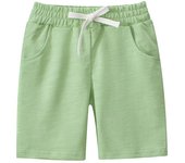 2-7T Hot Selling Green Children's Shorts Drawstring Solid Boys Girls Summer Trousers Pants Hot Selling Baby Wear Shorts