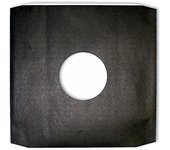 25 Fundas de Papel para Discos de Vinilo LP con Esquinas troqueladas - Color Negro / Ref. 2439 - Marca Cuidatumusica -