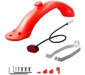Rear Fender for Xiaomi M365/Pro/Mijia Mi 1S Electric Scooter Skateboard Short Ducktail Rear Mudguard Back Wing Taillight parts