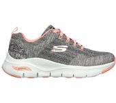 Skechers Arch Fit - Comfy Wave Zapatillas deportivas para mujer  grises en textil 86092
