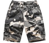 Large size cargo shorts for men outer wear camouflage sports pants casual shorts