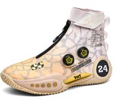 New basketball shoes male high top students wear-resistant outdoor concrete actual combat flying woven breathable combat boots