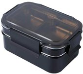 Fiambrera, caja de almacenamiento, lonchera, caja bento, lonchera portátil de acero inoxidable