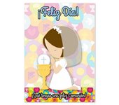 Tarjeta Comunión felicitación Cáliz Niña Antracita Raíz Tarjetas Inicio Para eventos Comuniones Tarjeta Comunion Felicitaciones   Antracita