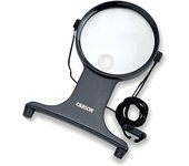 Carson Optical Lupa Manos-Libres Aumento 2x y Lente Spot 3.5x