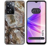 Funda Silicona para Oppo A57s diseño Mármol 14 Dibujos