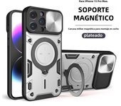 Slide Camera Protect Armor Stand Phone Case For iPhone 15 Plus 14 Pro 13 12 11 Pro Max 15 Plus X XR XS Max 8 7 Plus 4G 5G