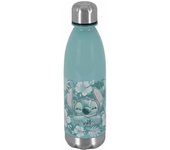 BOTELLA TRITAN ALOHA LILO Y STITCH AZUL DE KARACTERMANIA