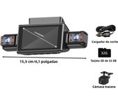 WIFI Dash Cam 4 Cameras Front Rear View Ultra HD Car DVR 24H Parking Monitor Night Vision Loop Recording Black Box Accessories