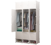 Vicyol S&D Armario Modular, Estantería de Módulos, Organizador Modular de Ropa Ropero para Hogar, Estante de Almacenamiento para Dormitorio