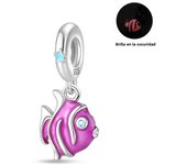 Ocean Series 925 Silver Luminous Shell Pearl Fishtail Tortoise Charms Beads Fit Pandora 925 Original Bracelets Fine DIY Jewelry
