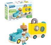 PLAYMOBIL Junior 71702 Camión de Donut, con función de apilamiento y clasificación 24P71702