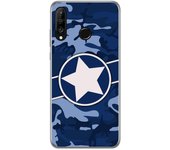 Tumundosmartphone Funda Gel Tpu para Huawei P30 Lite diseño Camuflaje 03 Dibujos