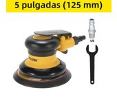 5/6 Inch Pneumatic Air Orbital Sander Polisher Tool Polishing Random Orbital Machine Grinder for Car Paint Care Rust Removal