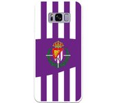 Funda original compatible con Samsung Galaxy S8 - Valladolid Franjas Lila y Blancas