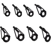 8/80 Pcs/Box Size Fishing Rod Guide Tip Repair Kit Set DIY Eye Rings Stainless Steel Frames Ceramics TS Line Guide Ring
