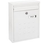ARREGUI Dime Buzón Exterior de Acero Tamaño M (Correo DIN A4 y Revistas) | Buzón de Pared Mediano | Buzón de Correo Agrupable | de Fondo Estrecho | Antilluvia | Fácil de Instalar