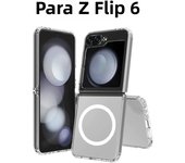 For Galaxy Wireless Magnetic Clear Case Samsung S25 S23 S21 Fe S24 Ultra S22 Plus Z Fold Flip 6 5 4 3 Magsafe Magnets Cover