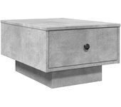 vidaXL Mesa de centro madera de ingeniería 60x45x31 cm Blanco, Negro, Roble Sonoma Mesita de Salón o Comedor o Auxiliar Mesa de Café Meuble Salón