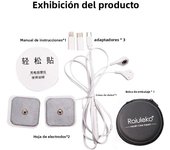 Portable Mobile Phone Connected Massage Device EMS Neuromuscular Stimulator TENS Relaxation Neck and Back Body Massage Device