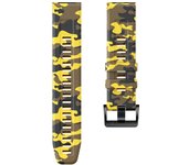 QuickFit 22 26MM Camouflage Silicone WatchBand For Garmin Fenix 7 6X 6 Pro for Fenix 5 Plus Instinct 2X Forerunner 945 935 Strap