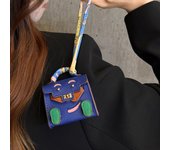 Mini Tiny PU Leather Handbag Decoration Pendant Bag For Airpods 4 3 2 Pro 2 For Galaxy Buds 3 3Pro 2 2Pro/Buds FE Headphone Case