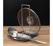 Kitchen Organizer Rack Wall Hanging Pot Cover Rack Five-Layer Pot Lid  Metal Rust-Free Multifunctional Rack Pot Lid Rack