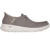 Cómoda  Deportiva hombre Skechers SLIP-INS GO WALK MAX HALYCON taupe. Plantilla Memory Foam® Skechers Hands Free Slip-ins Diseño talón Comfort Pillow cálzate sin manos Altura Tacón bajo (1-3 cm) Referencia 216285-TPE