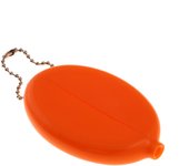 Cute Small Oval Coin Purse Colorful PVC Coin Pouch Cute Change Holder With Chain Great For Travel Portable