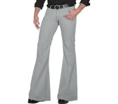 Men's fashion Retro Disco Flared Pants Loose Stretch Vintage Trousers Fit Flared Comfortable Retro Stretch Twill Men's Trousers