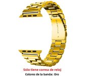 Three Rows 304 Stainless Steel Metal Watch Strap Band For Apple IWatch Series
