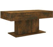 vidaXL Mesa de centro madera de ingeniería 96x50x45 cm Blanco, Negro, Gris Mesita de Salón o Comedor o Auxiliar Mesa de Café Meuble Salón