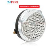 12-80V Light 21/37/66/114/132/181Beads Tricycle Motorcycle Headlight Spot Light Beam Motorbike Fog Lamp LED Spotlight Waterproof