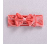 Baby Velvet Bow Headband Double Layer Bowknot Turban For Newborn Girls Sweet Infant Hair Band Handmade Kid Hair Accessories Gift