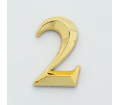 1pc Height 5cm Golden Home Sticker Address Door Label Gold Modern House Number
