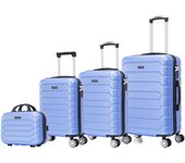 Conjunto de Maletas de Viaje Elegantes: Carcasa Ligera de ABS, Cerradura Numérica, 4 Ruedas Giratorias 360°, Asa Telescópica de Aluminio | Juego de Maletas  |  Set Trolley Maleta Cabina ( 6990 M013 8001 8002 8008 6020 D1 )