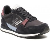 Emporio Armani Zapatillas Zapatos Hombre Azul Rojo X4X537 XM678 Q441
