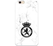 Funda original compatible con iPhone 6 - 6S - Cultural Leonesa Escudo negro y fondo marmol