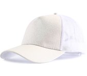 2023 New Summer Glitter High Ponytail Baseball Cap Female Snapback Hat Casual Black White Pink Mesh Trucker Caps for Women Gorra