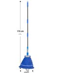 Heavy-Duty Industrial Mop for Commercial Cleaning, Looped-End String Wet Mop for Home and Office Floor Cleaning, Home, Kitchen