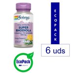 Solaray EcoPack 6 Super Rhodiola 60 Capsulas Vegetales