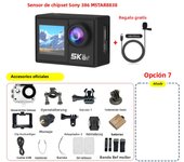 5K Action Camera 4K60FPS Dual IPS Touch LCD DVR EIS 170° 30M Waterproof 5X Zoom Sport Camera With Wireless Mic&Remote Control