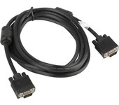 LANBERG CABLE VGA MACHO HEMBRA FERRITA NEGRO 3 M