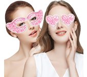 4 Pack Under Eye Patches for Puffy Eyes Reusable Ice Gel Eye Pad Cooling Eye Patch Hot Cold Therapy Lip Eye Mask Beauty Tools