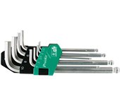 Conjunto de 9 llaves allen hexagonales