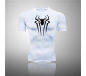 Printed Men's Athletic Compression Shirts Athletic Quick Dry Breathable Rash Guard Athletic Tight Workout Tops Summer Men