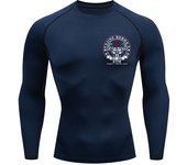 Baki Print Compression Shirts for Men Athletic Quick Dry Tshirts Tees Tops Gym Workout Fitness Undershirts Baselayers Rash Guard